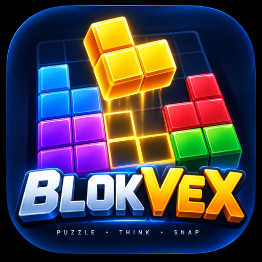 BlokVex renkli blok oyun simgesi